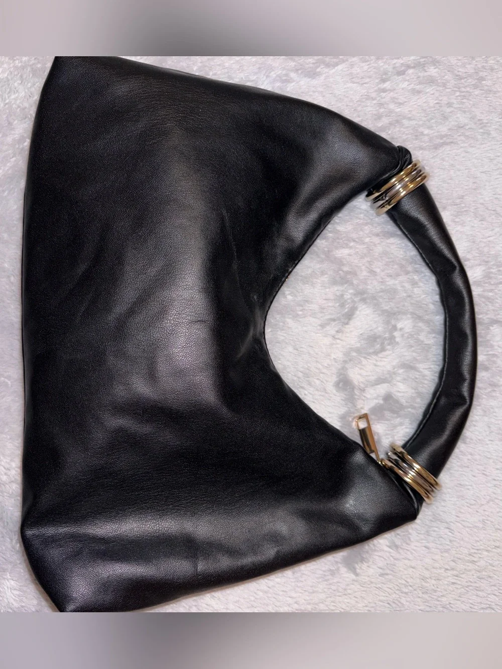 A NEW DAY SLOUCHY BAG WITH SIX REARRANGEABLE RINGS NEW WITHOUT TAGS